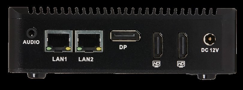 ITIUM 6050 — vue arrière avec ports réseau, vidéo et alimentation